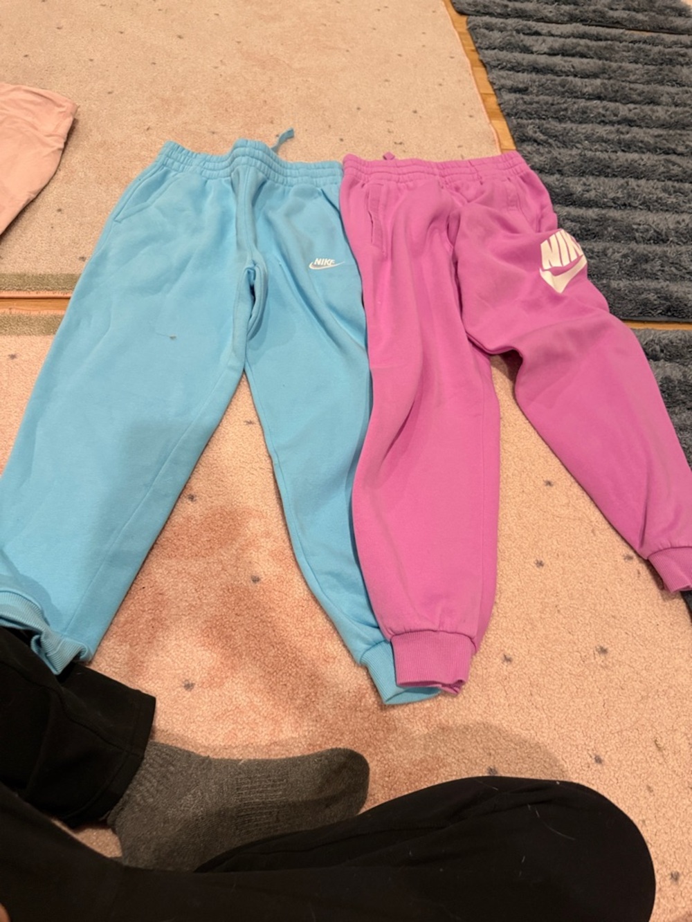 Nike Light Blue Kids Fleece Joggers